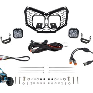 Diode Dynamics Stage Series LED Grille Kit ( White Combo) Can-Am Maverick X3 (2017-2025)