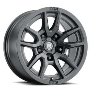 ICON Alloys Vector 5 – Satin Black (17x8.5 | 5x150 | +25mm Offset | 5.75" Backspacing) – LC200