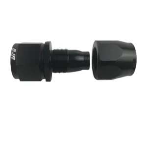AN6 Swivel Hose End-Straight black