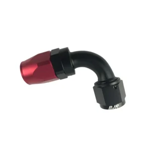 AN6 Swivel Hose End -90° Black