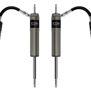 ICON 1997-2023 Nissan Patrol Y61, 0-2.5" Lift, Front, V.S. 2.5 Aluminum Series Shock Absorbers, Remote Reservoir w/ CDCV, Pair