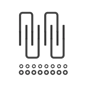 ICON 1996-2023 Toyota Tacoma/2000-2021 Toyota Tundra/2019-2026 GM 1500 Pickup, 8.0” U-Bolt Kit